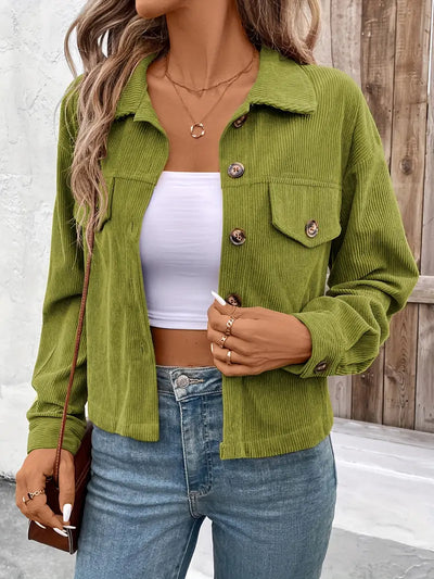 Veste courte structurée manches longues