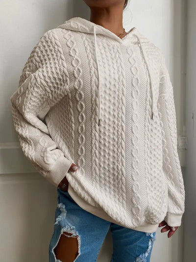 Sweat à capuche décontracté grande taille