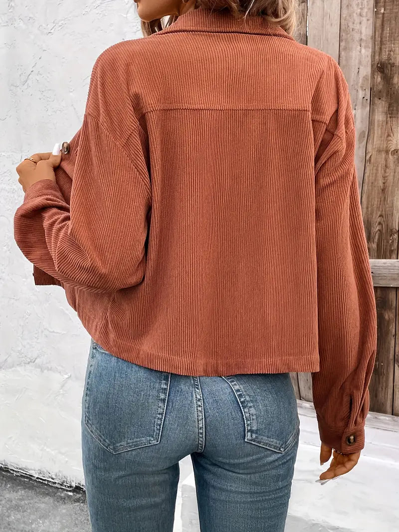 Veste courte structurée manches longues