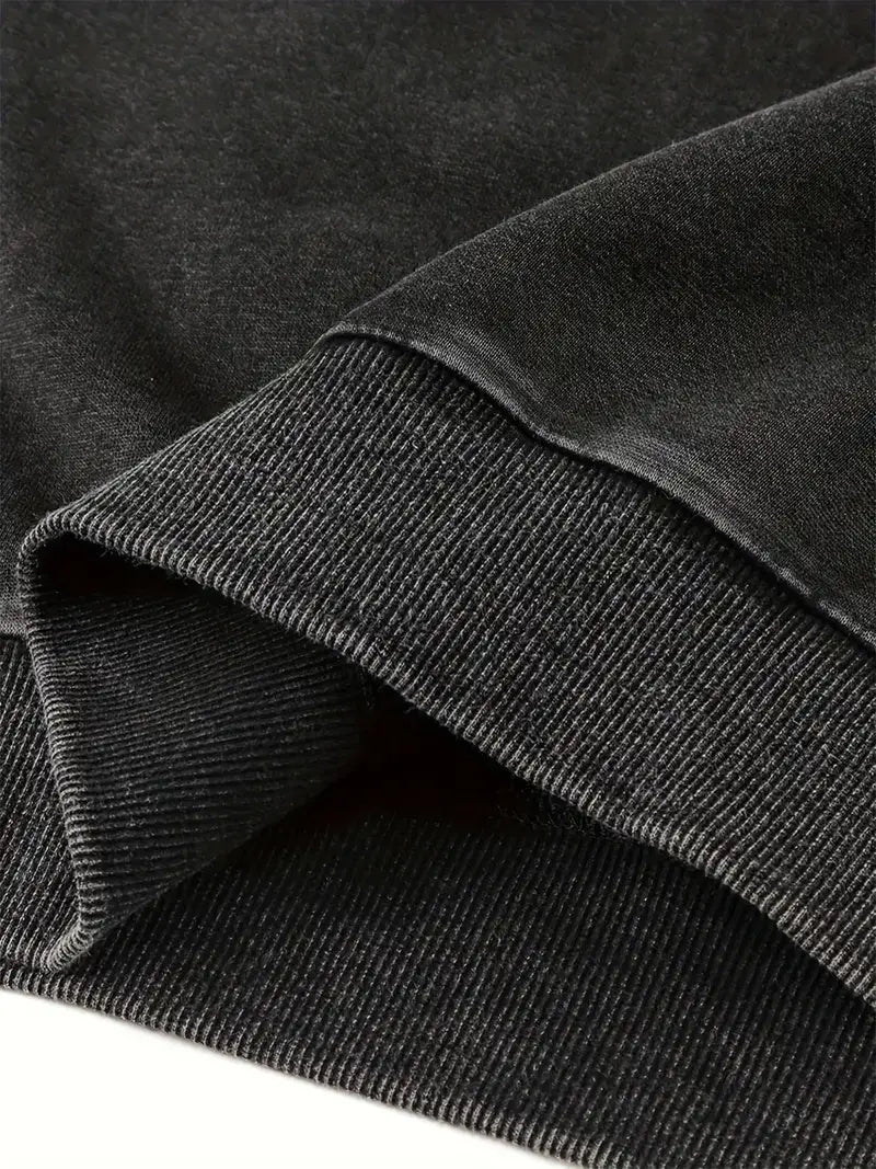 Sweat Pull vintage à col rond impression Enjoy The Little Things