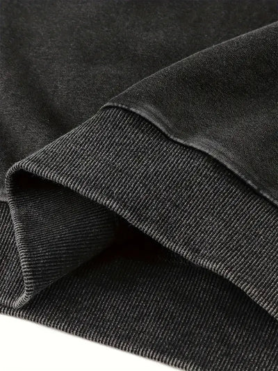 Sweat Pull vintage à col rond impression Enjoy The Little Things