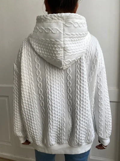 Sweat à capuche décontracté grande taille