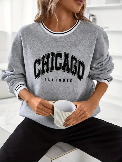 Sweat-shirt en polaire grande taille Chicago IL