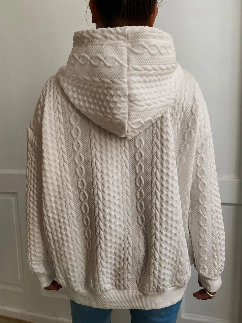 Sweat à capuche décontracté grande taille