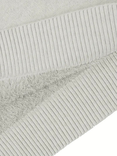 Pull col roulé chaud intérieur polaire