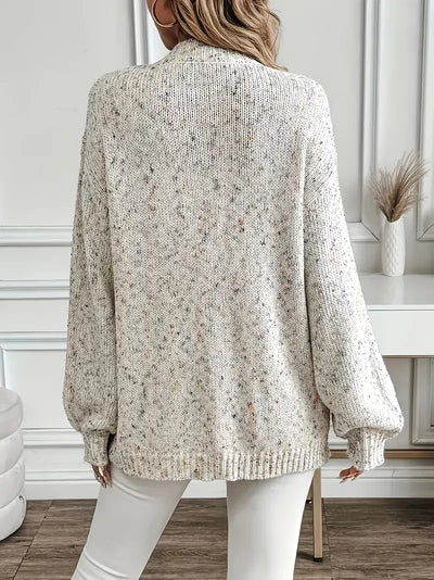 Gilet mi-long Chic avec boutons dorés