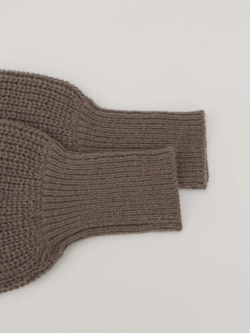 Cardigan long en tricot avec poches