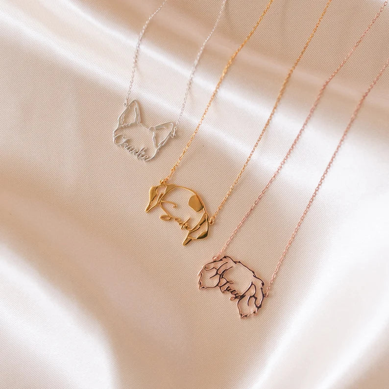 Collier personnalisable oreilles chien et chat