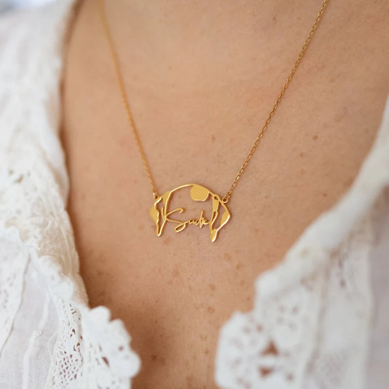 Collier personnalisable oreilles chien et chat