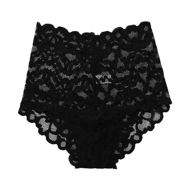 Culotte taille haute brodée