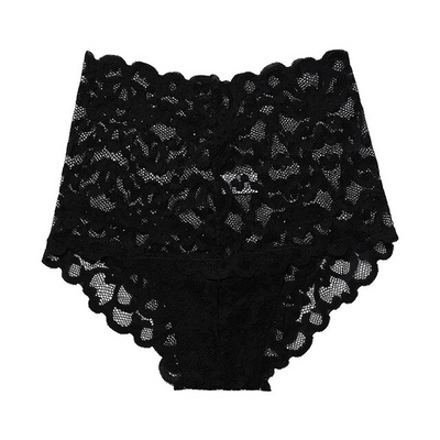 Culotte taille haute brodée
