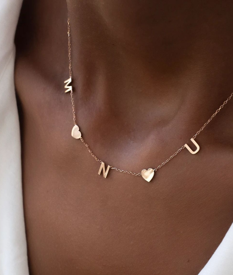 Collier personnalisable "Amour"