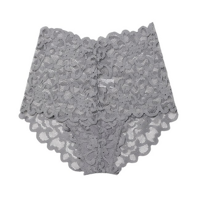 Culotte taille haute brodée