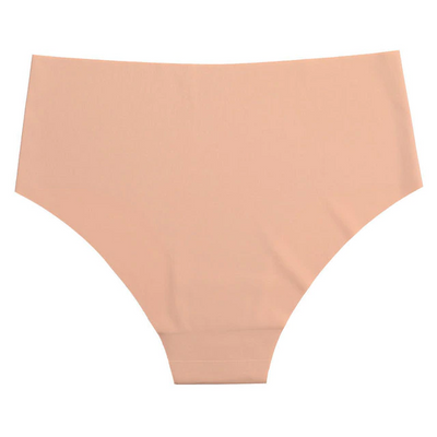 Culotte échancrée taille haute effet soie glacée