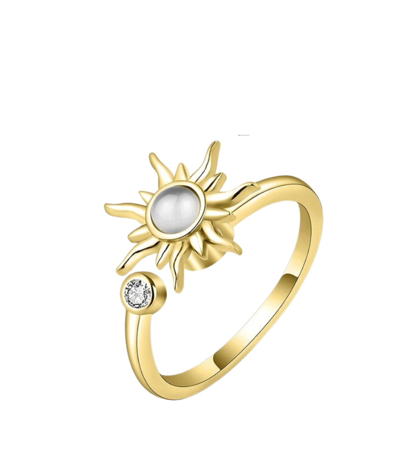 Solar Gold Relaxing Ring