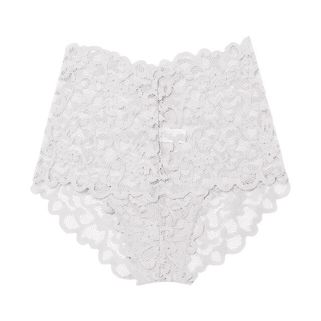 Culotte taille haute brodée