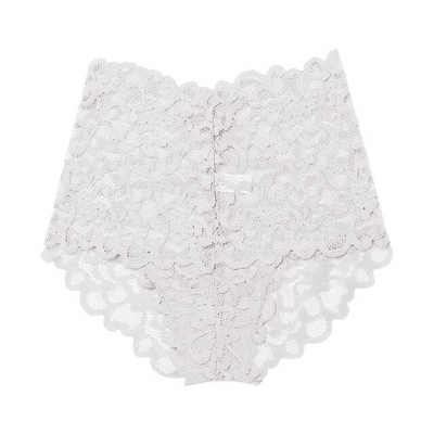 Culotte taille haute brodée