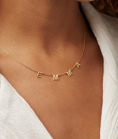 Collier personnalisable 8 lettres