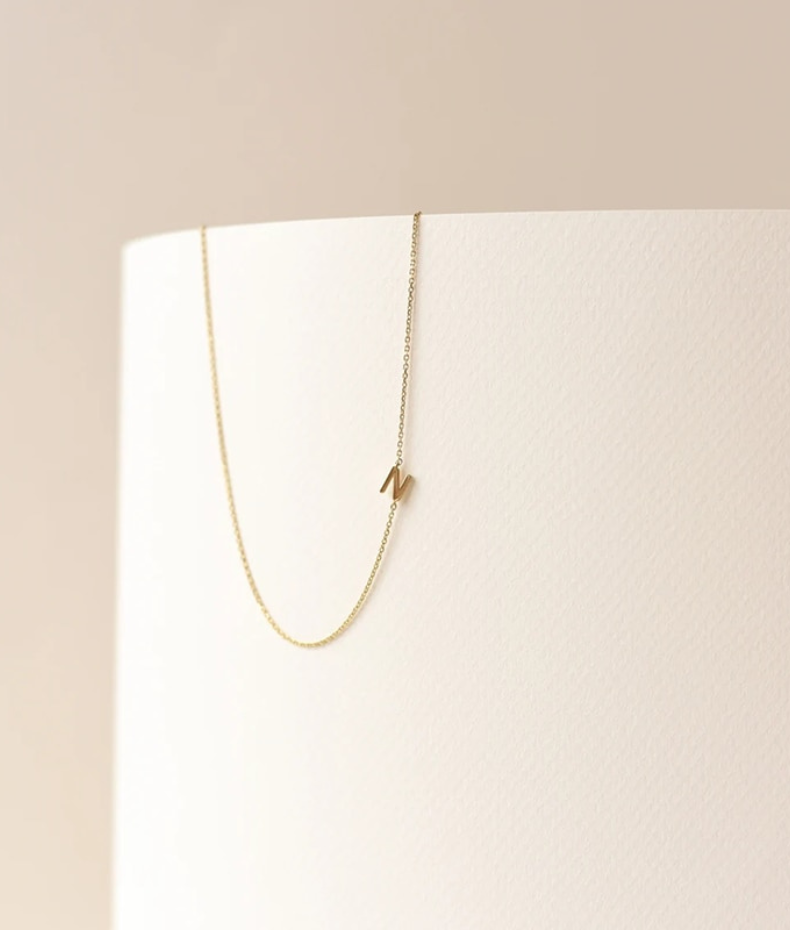 Collier personnalisable lettres