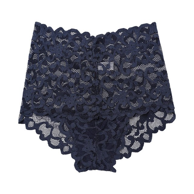 Culotte taille haute brodée