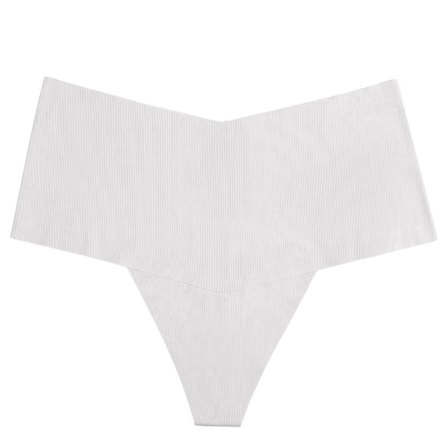 String taille haute échancré effet soie glacée