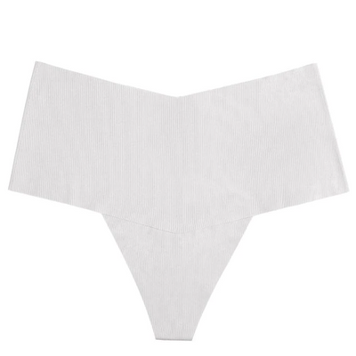 String taille haute échancré effet soie glacée