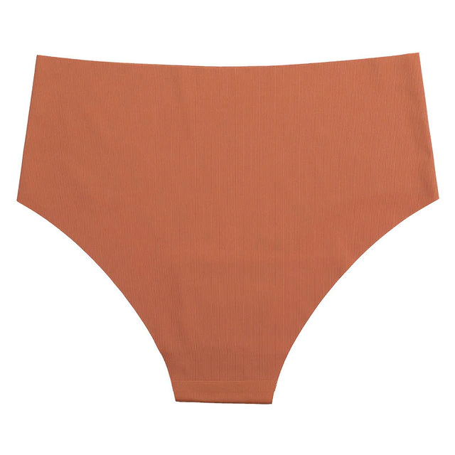 Culotte échancrée taille haute effet soie glacée