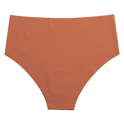 Culotte échancrée taille haute effet soie glacée