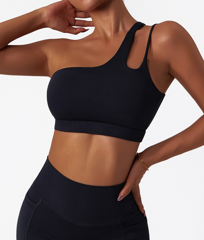 Sutiã desportivo fora do ombro