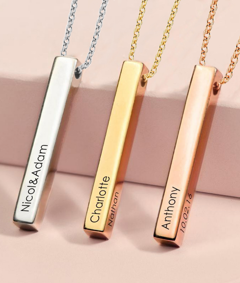 Collier personnalisable à graver