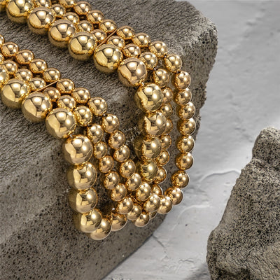 Collier ras du cou chaines de perles