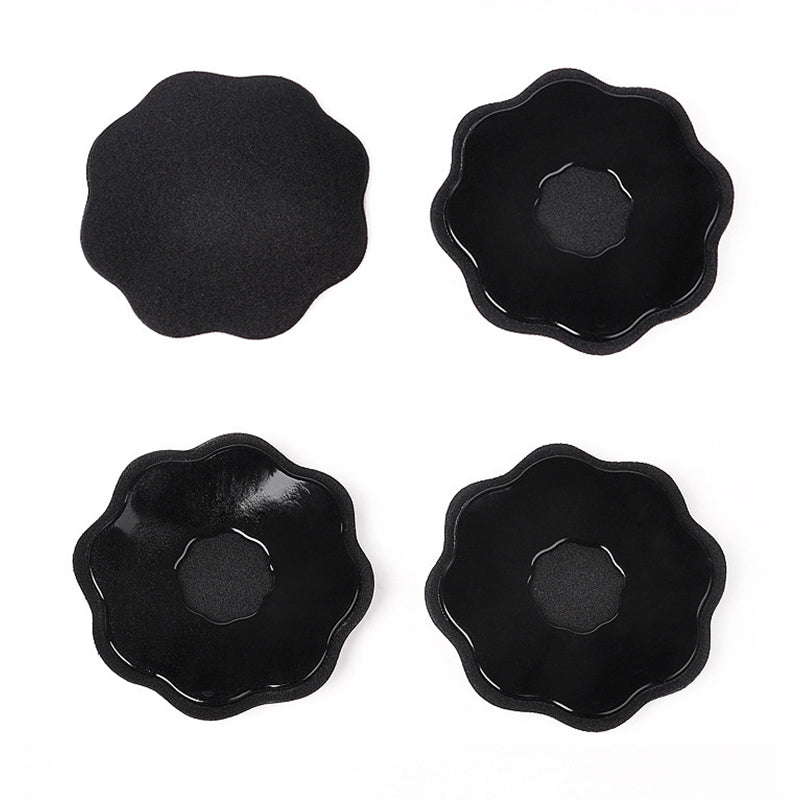 Cache-tétons réutilisables coton