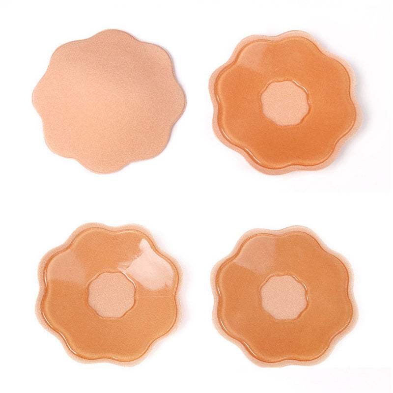 Cache-tétons réutilisables coton