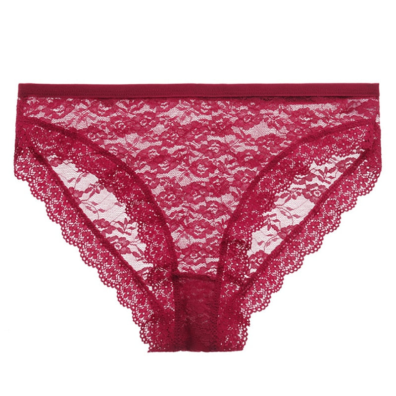 Culotte sexy dentelle florale