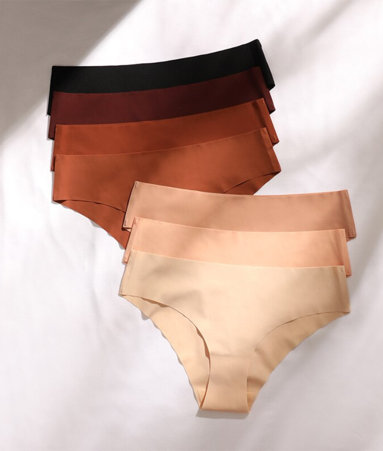 Culotte échancrée effet soie glacée