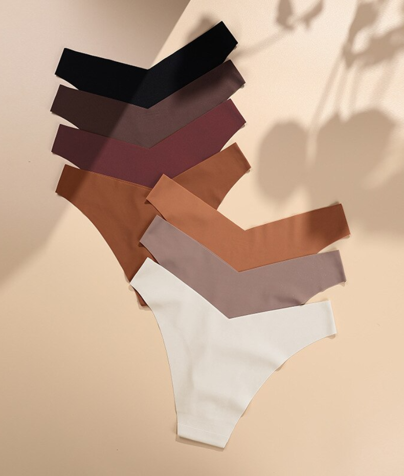 String effet soie glacée taille V