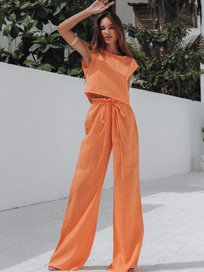 Pyjama Pantalon Corail 100% coton