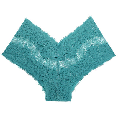 Shorty dentelle broderie florale