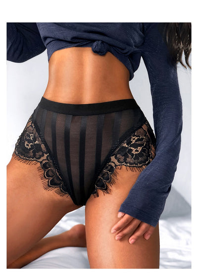 Culotte rayée Taille Haute