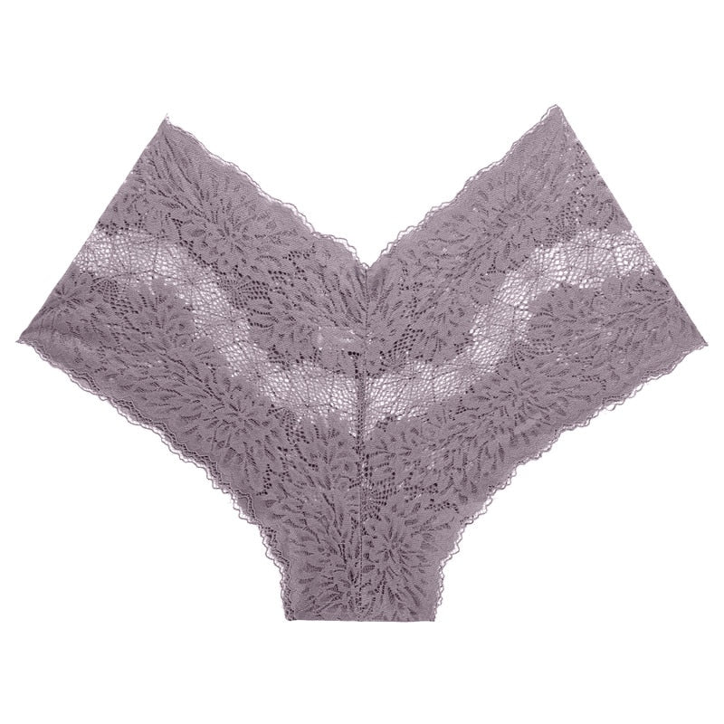 Shorty dentelle broderie florale