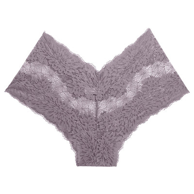 Shorty dentelle broderie florale