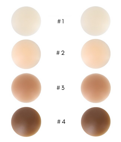 Cache-tétons réutilisables en silicone